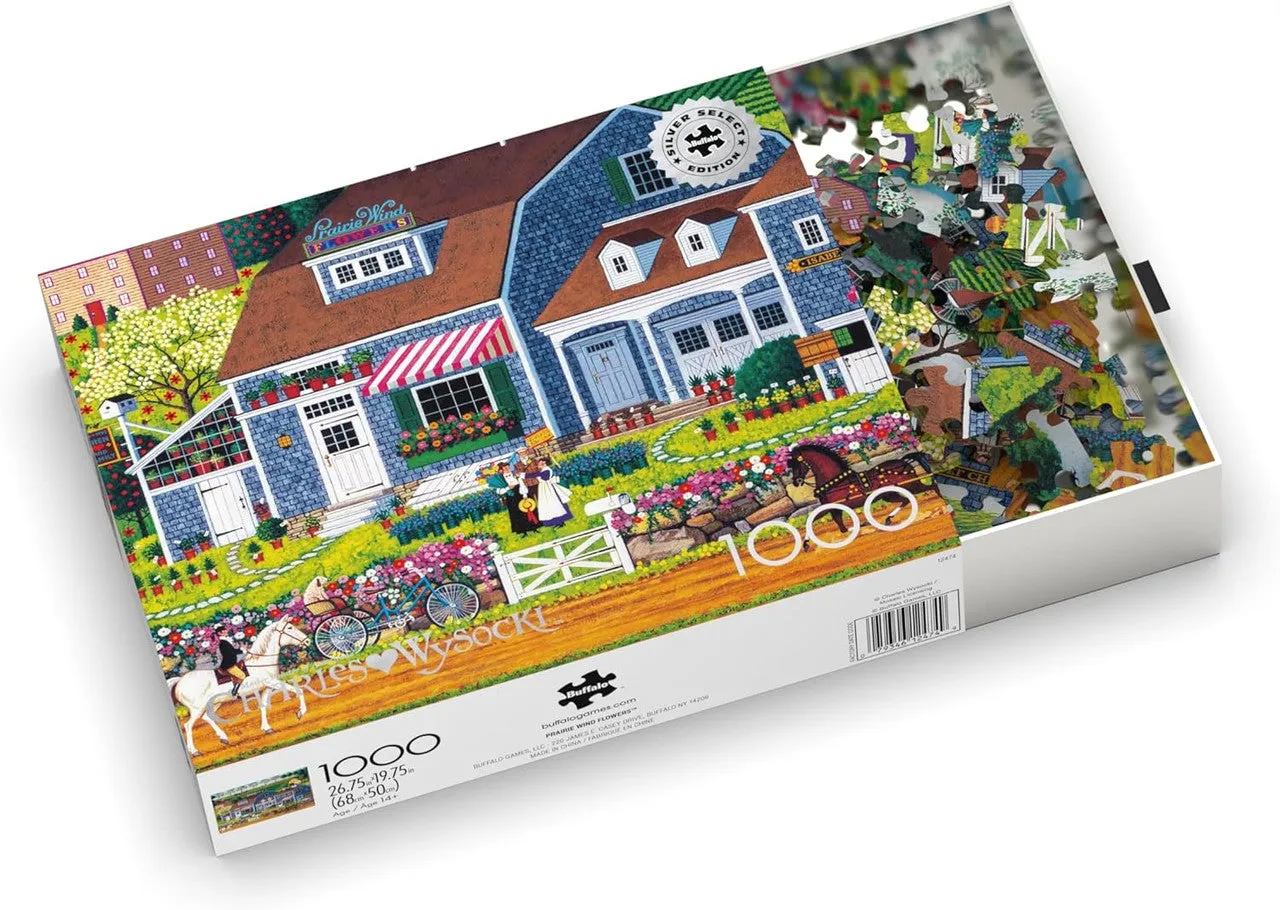Buffalo Games Wysocki Prairie Wind Flowers 1000 puslespil