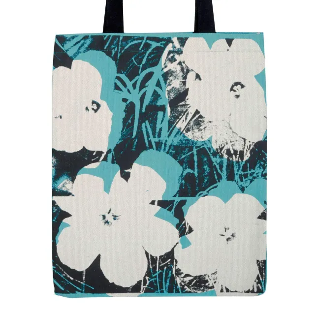 Galison Andy Warhol Poppies mulepose lærred valmuer