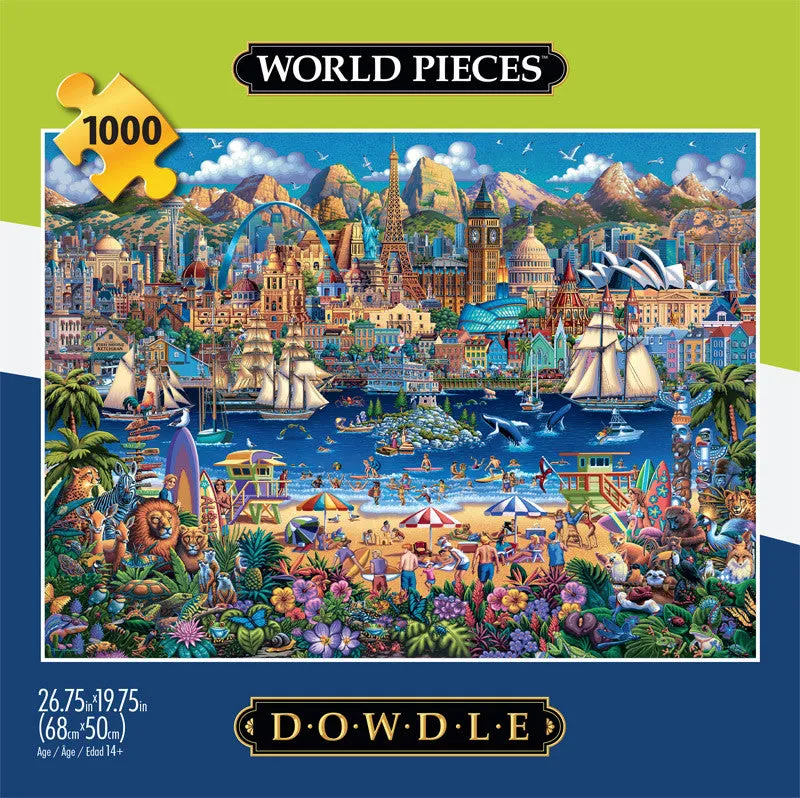 Buffalo Games World Pieces puslespil 1000 brikker