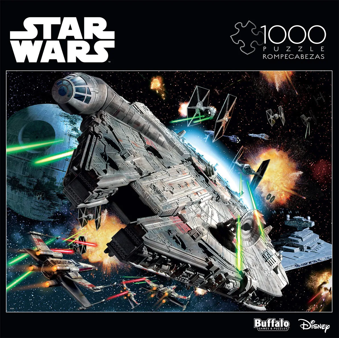 Buffalo Games Star Wars Punch It puslespil 1000 brikker