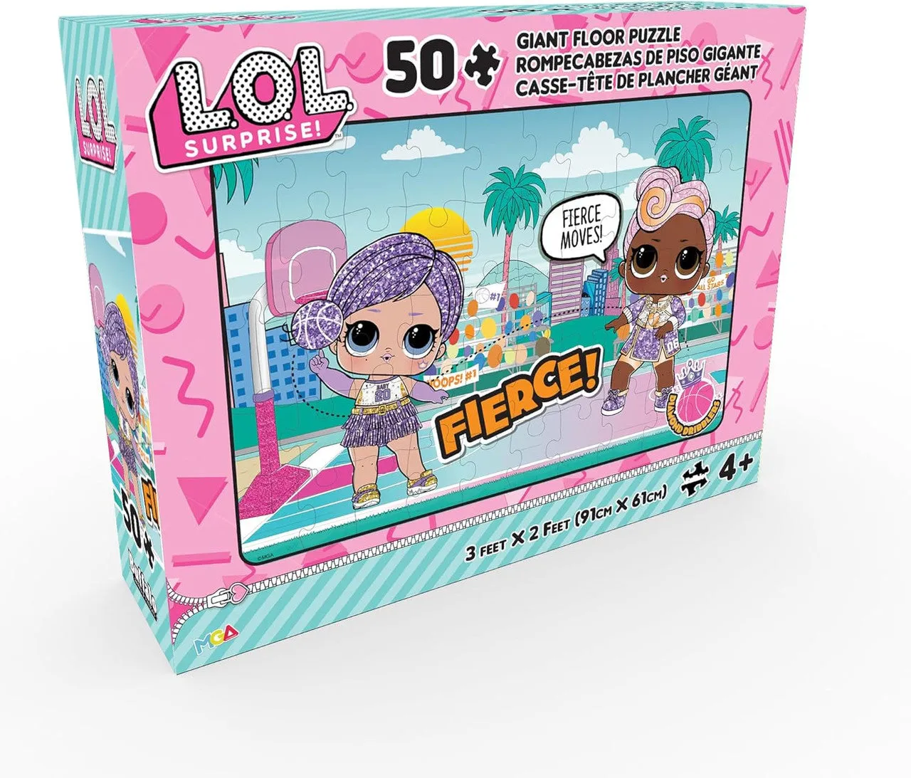 Buffalo Games L.O.L. Surprise All Star Sports gulvpuslespil 50 brikker