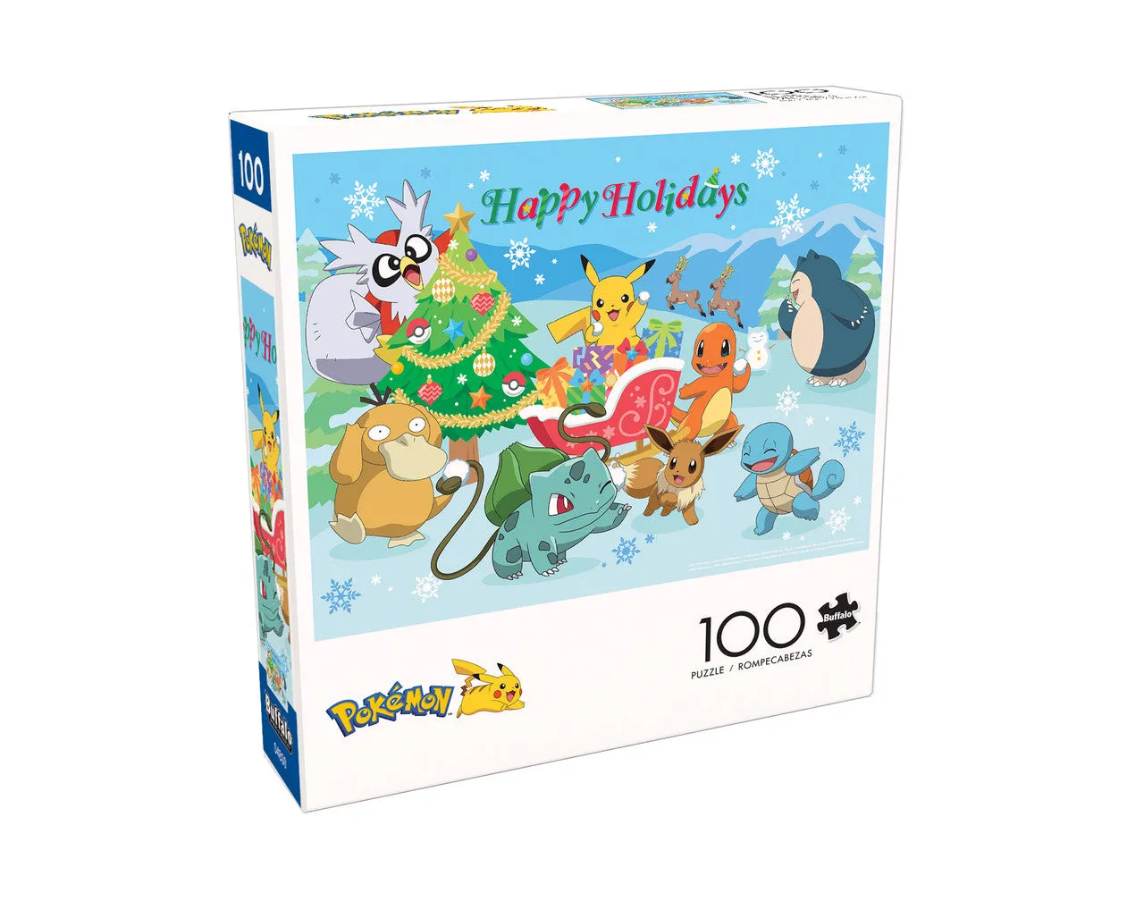 Buffalo Games Pokemon Happy Holidays puslespil 100 brikker børn