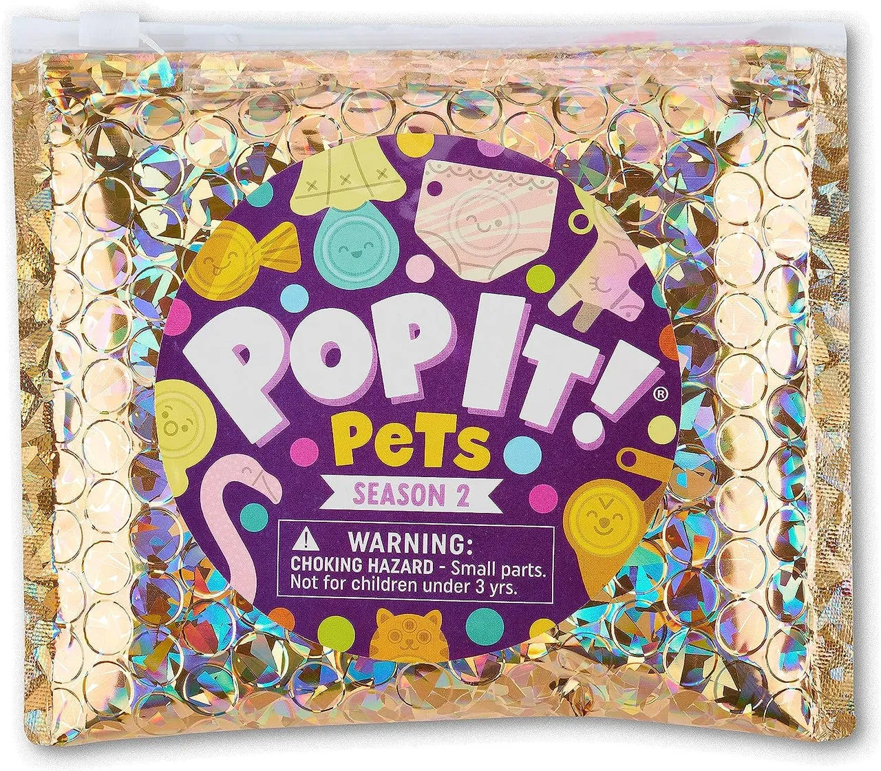 Buffalo Games Pop It Pets serie 2 fidgetlegetøj blindbag 17 dele