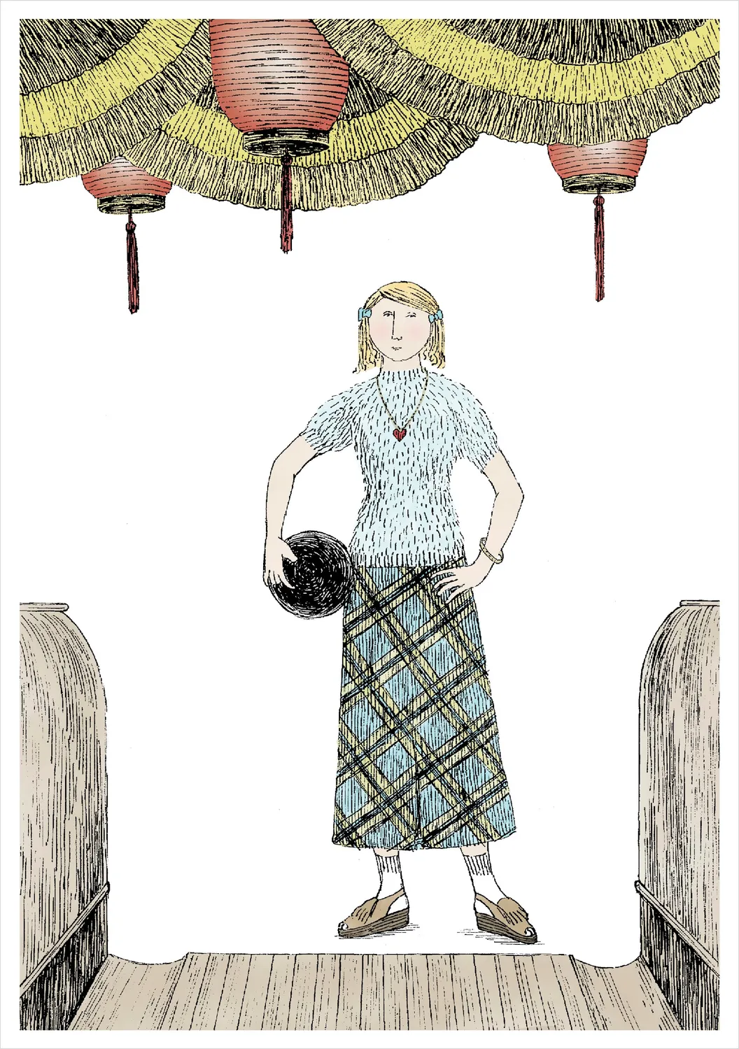 Pomegranate Edward Gorey Murderesses kortæske 20 stk