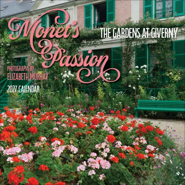 Pomegranate Monet's Passion Giverny 2027 vægkalender have