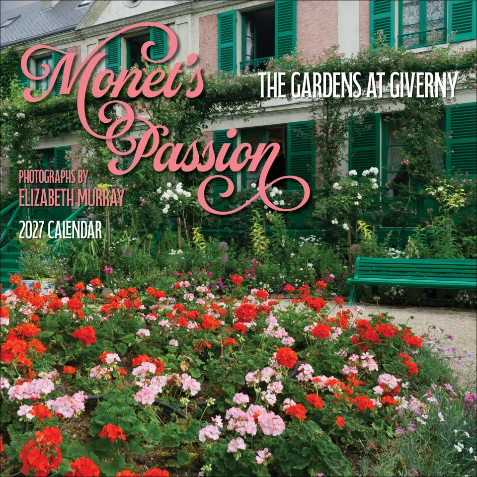 Pomegranate Monet's Passion Giverny 2027 vægkalender have