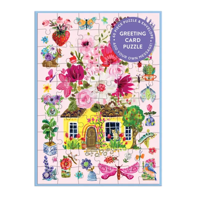 Good Puzzle Co. Buzzy Bouquets puslespilskort 60 brikker blomster