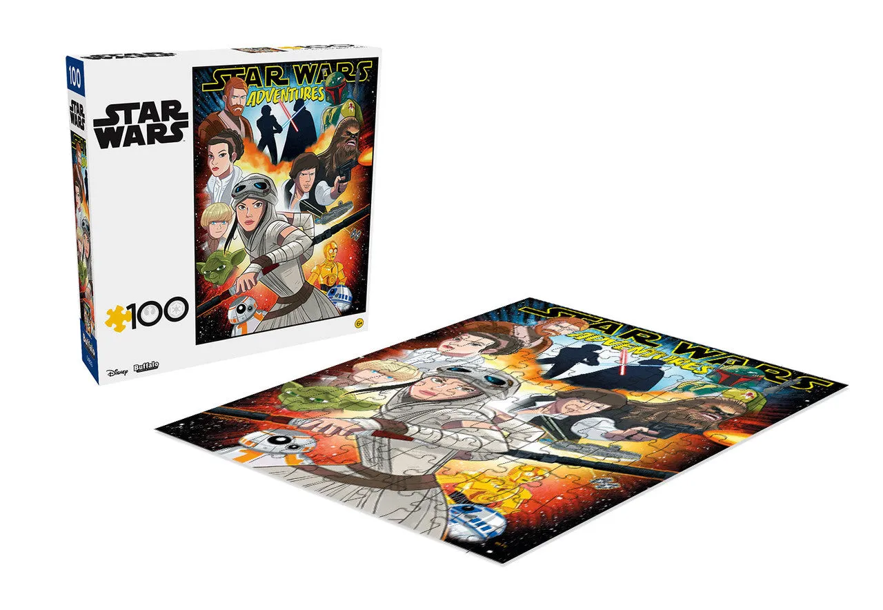 Buffalo Games Star Wars Adventures puslespil 100 brikker børn