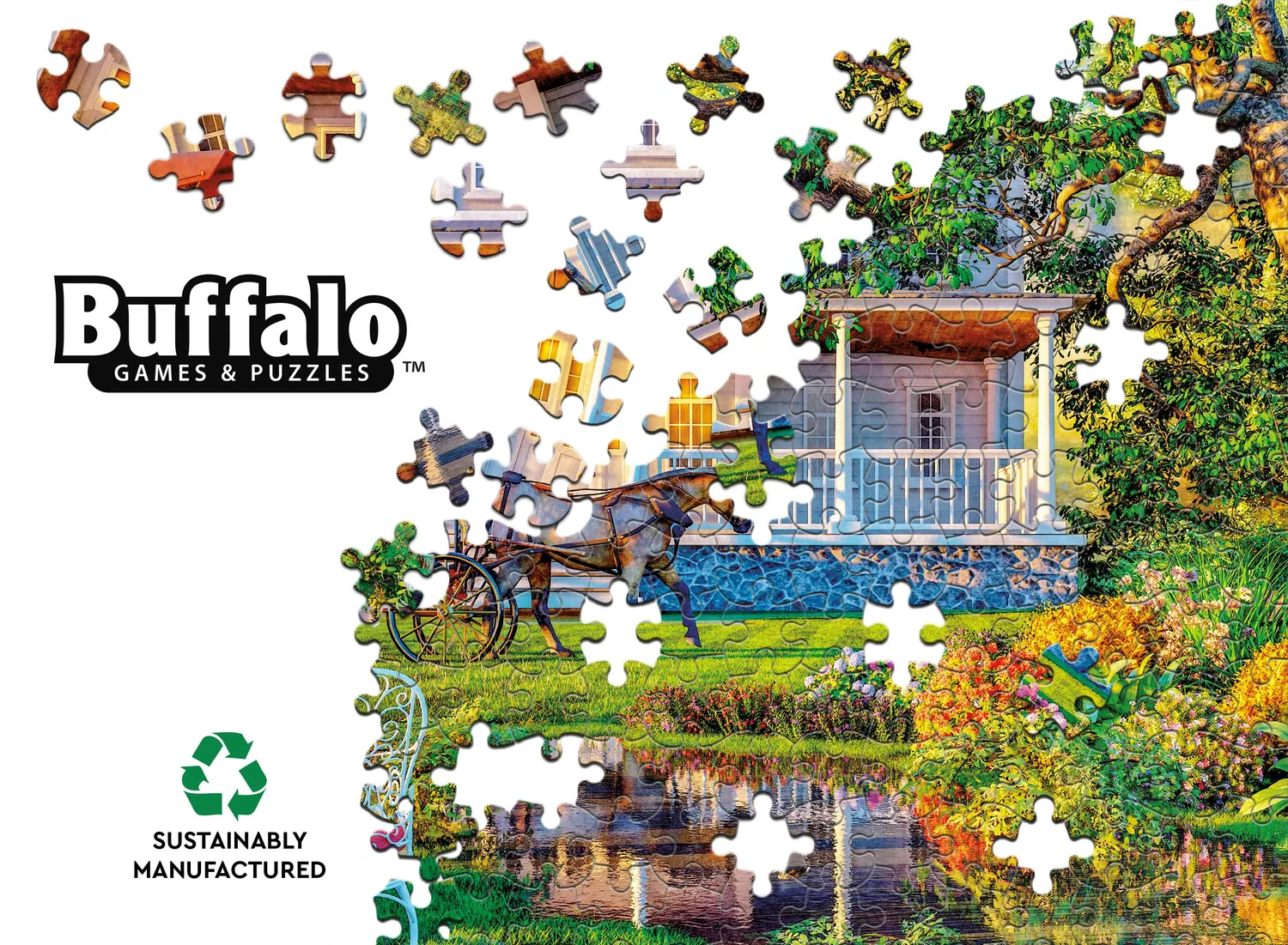 Buffalo Games Country Life Country Estate puslespil 500 brikker