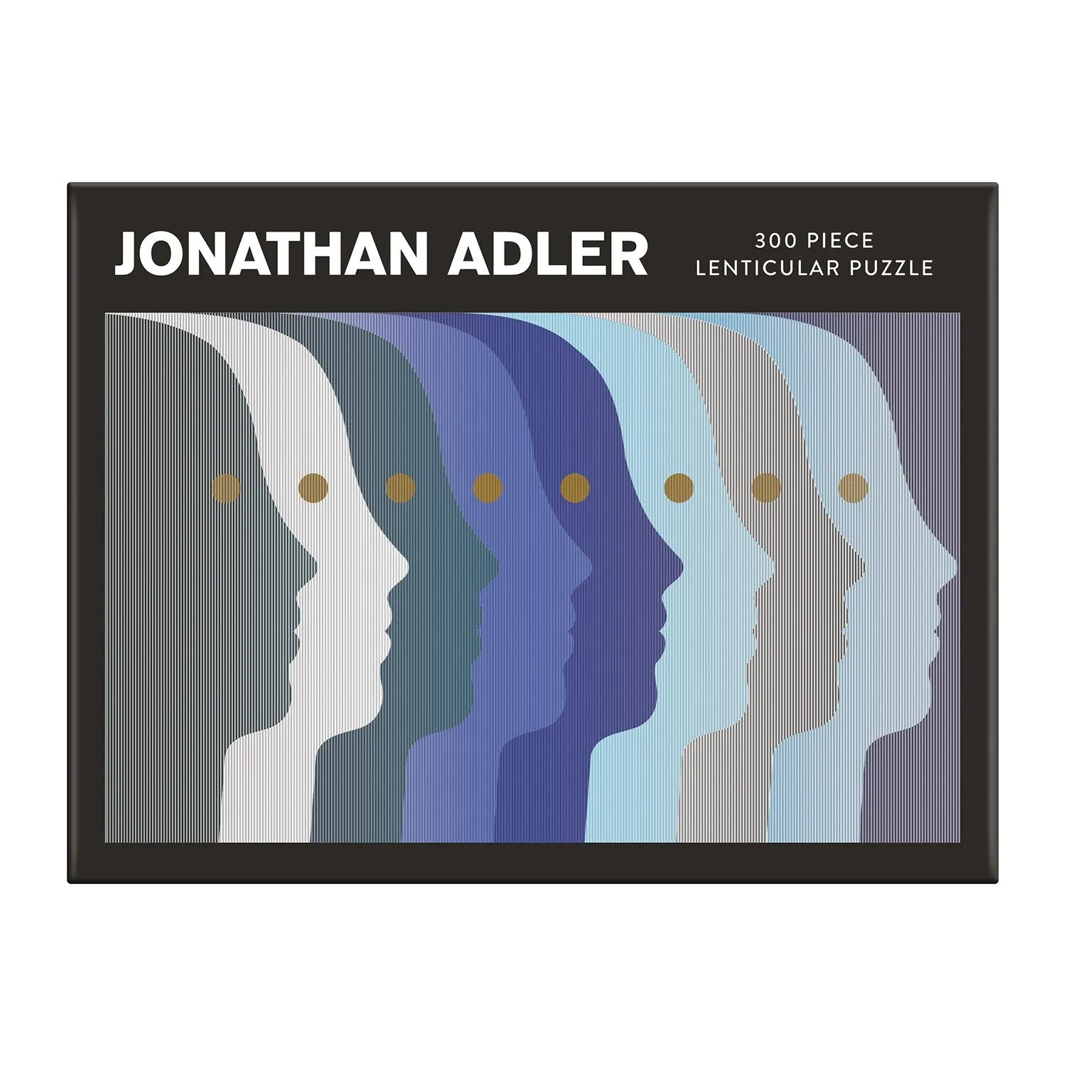 Good Puzzle Co. Jonathan Adler Atlas puslespil 300 brikker lenticular