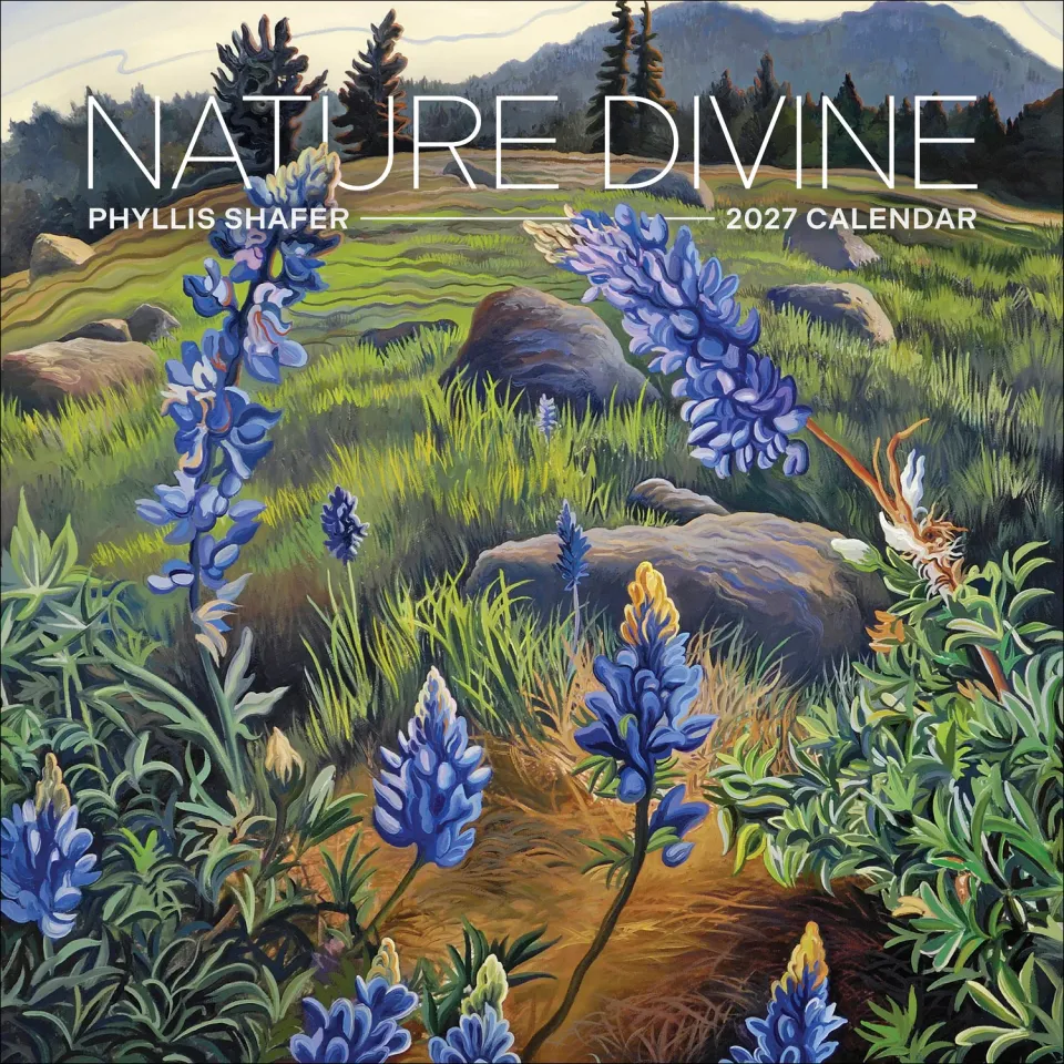 Pomegranate Nature Divine Phyllis Shafer 2027 vægkalender landskaber