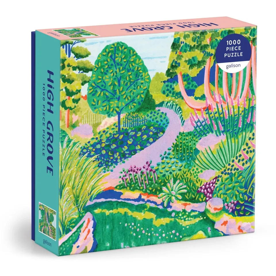 Good Puzzle Co. High Grove puslespil 1000 brikker grøn natur