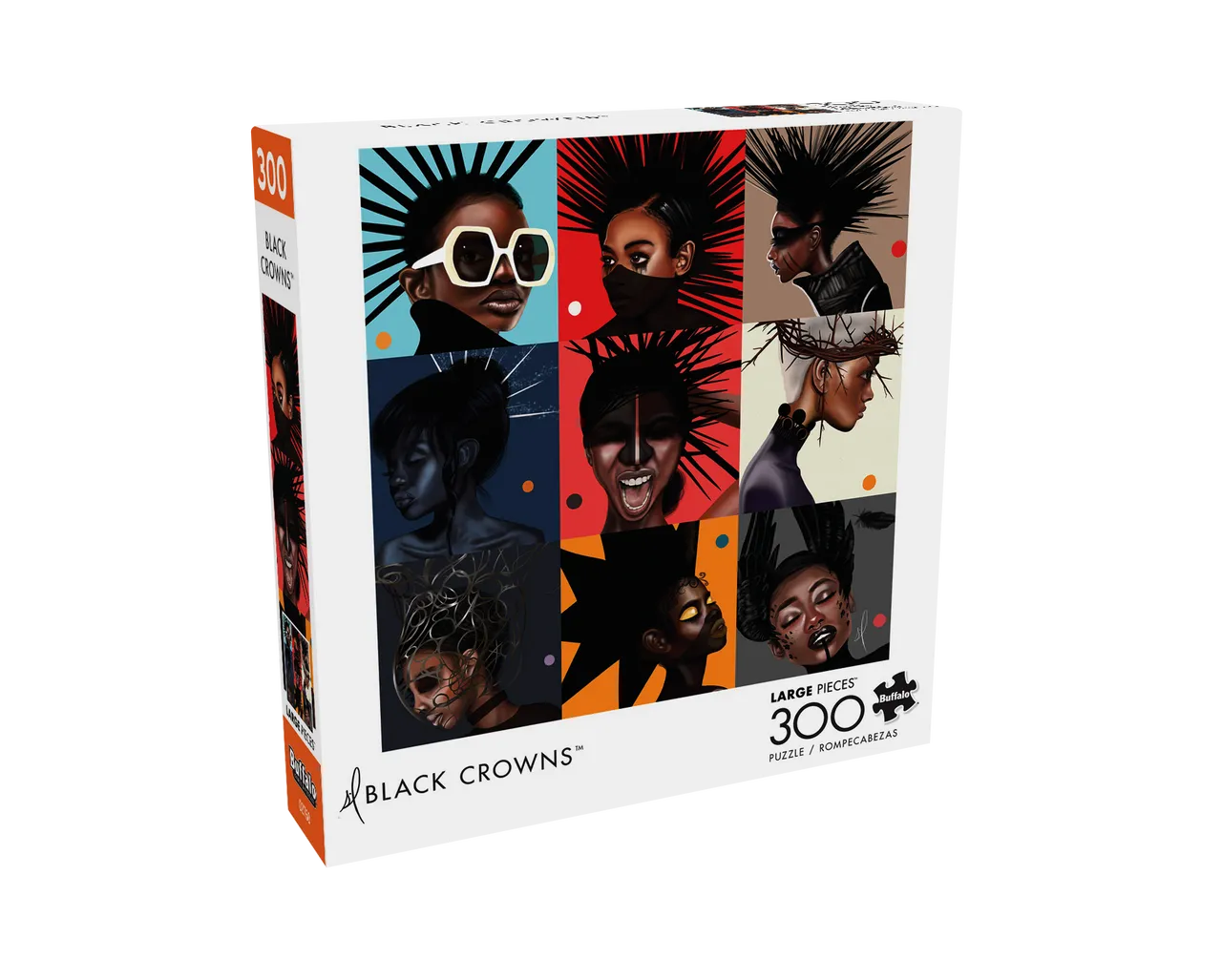 Buffalo Games Black Crowns puslespil 300 brikker store