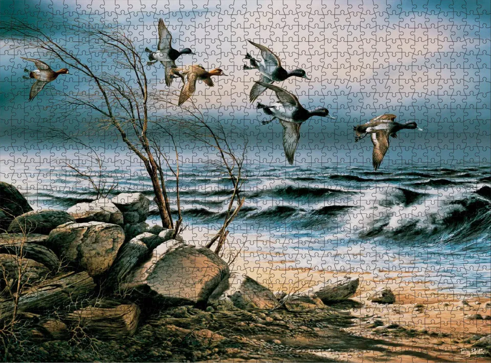 Buffalo Games Terry Redlin Bluebill Point puslespil 1000 brikker natur