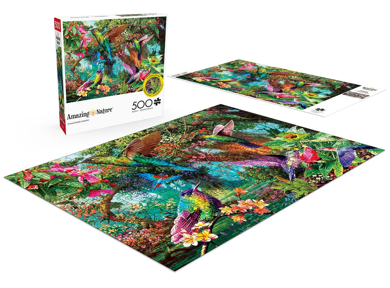 Buffalo Games Amazing Nature Hummingbird puslespil 500 brikker