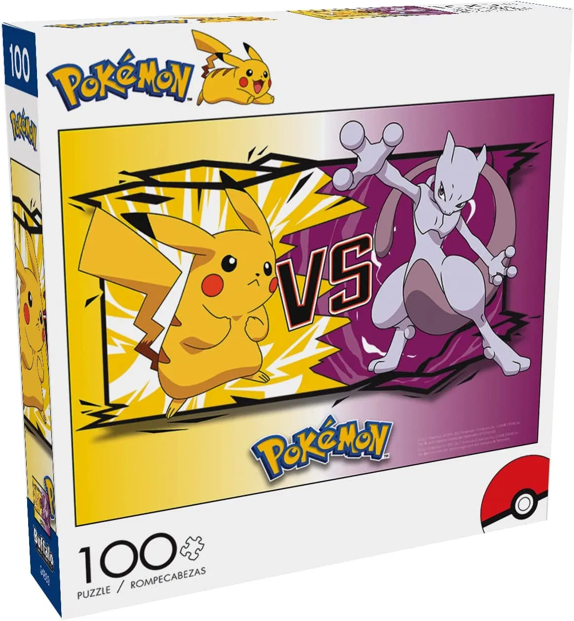 Buffalo Games Pokemon Versus puslespil 100 – Pikachu Mewtwo