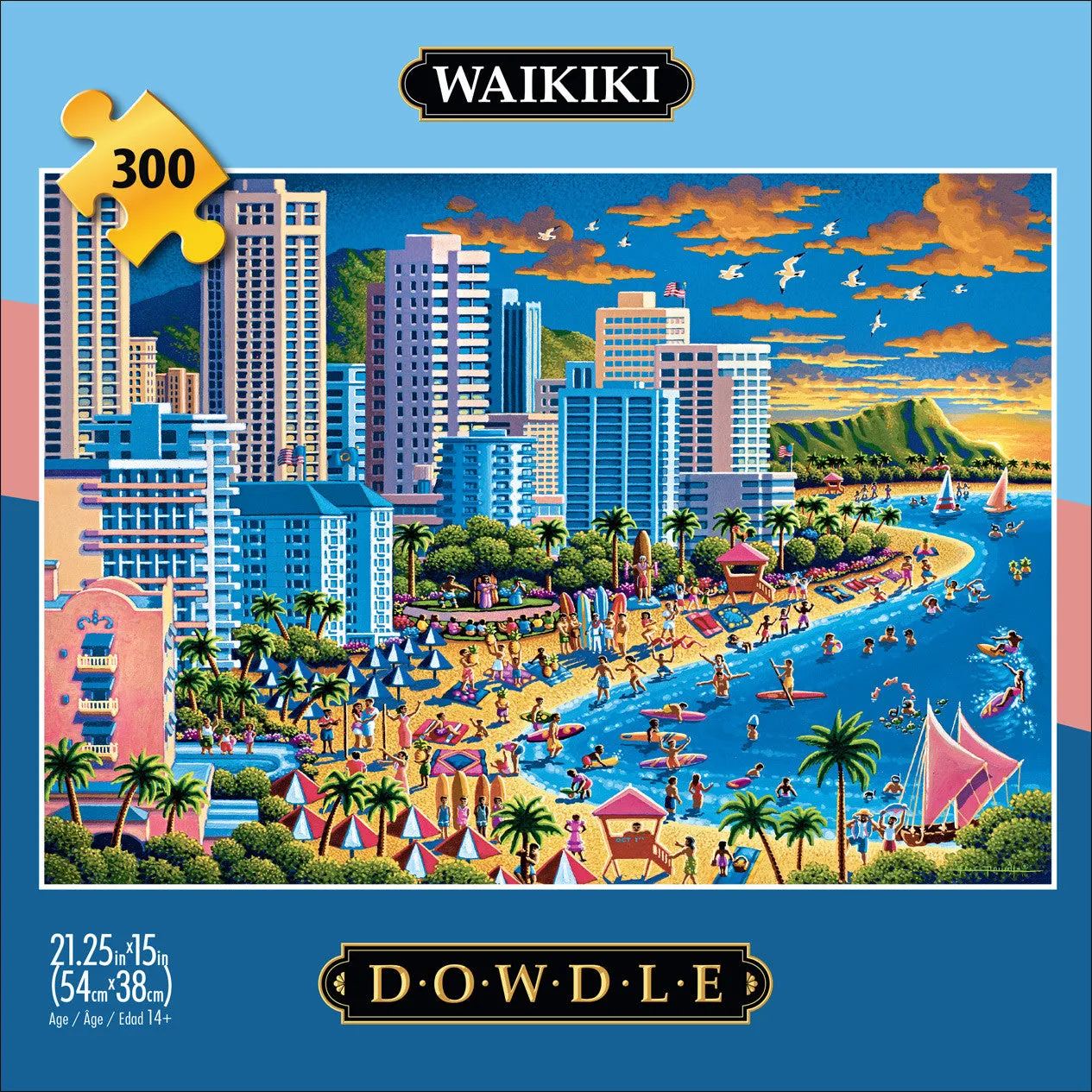 Buffalo Games Eric Dowdle Waikiki puslespil 300 brikker