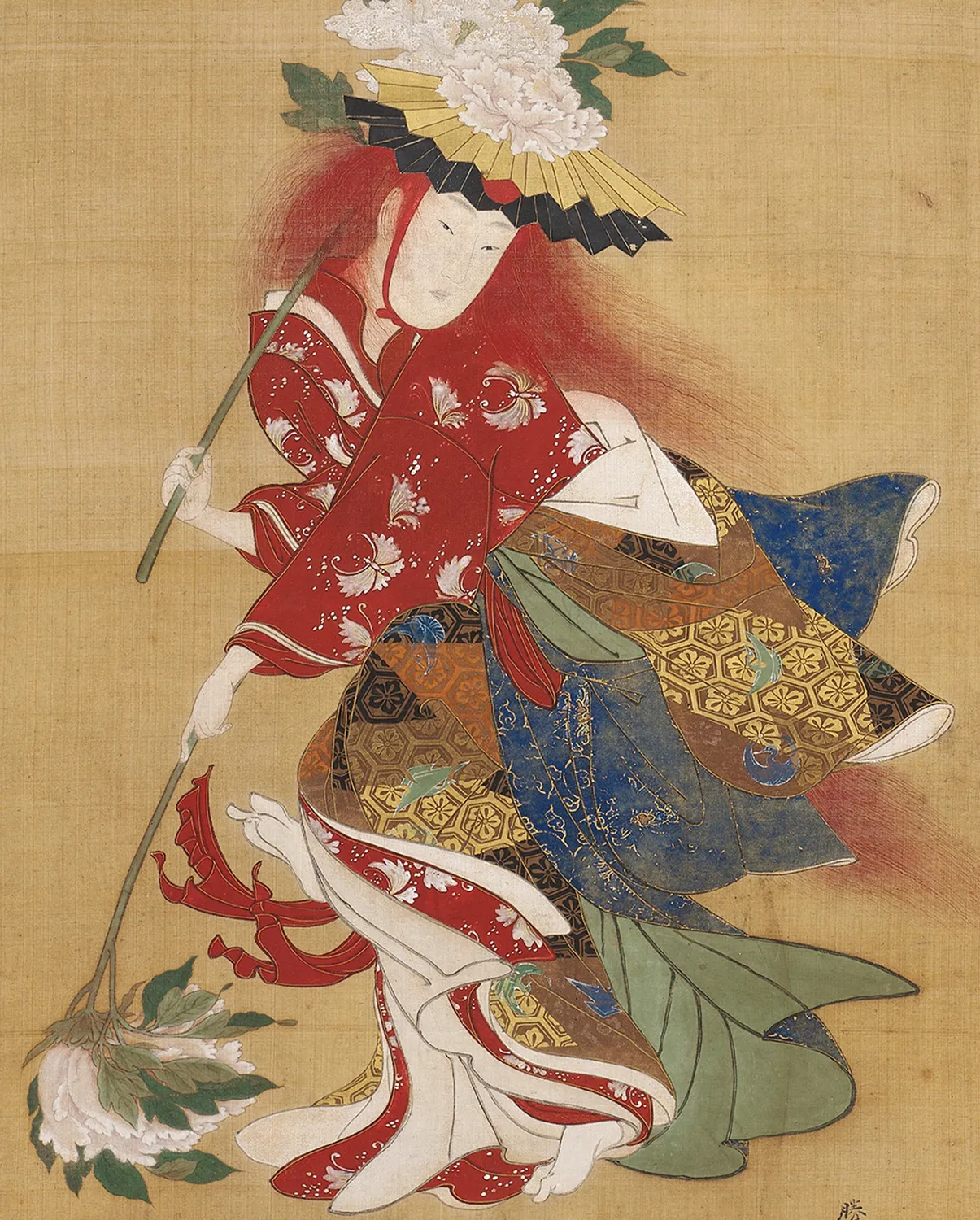 Pomegranate Katsukawa Shunshō Shakkyō bogmærke japansk kunst