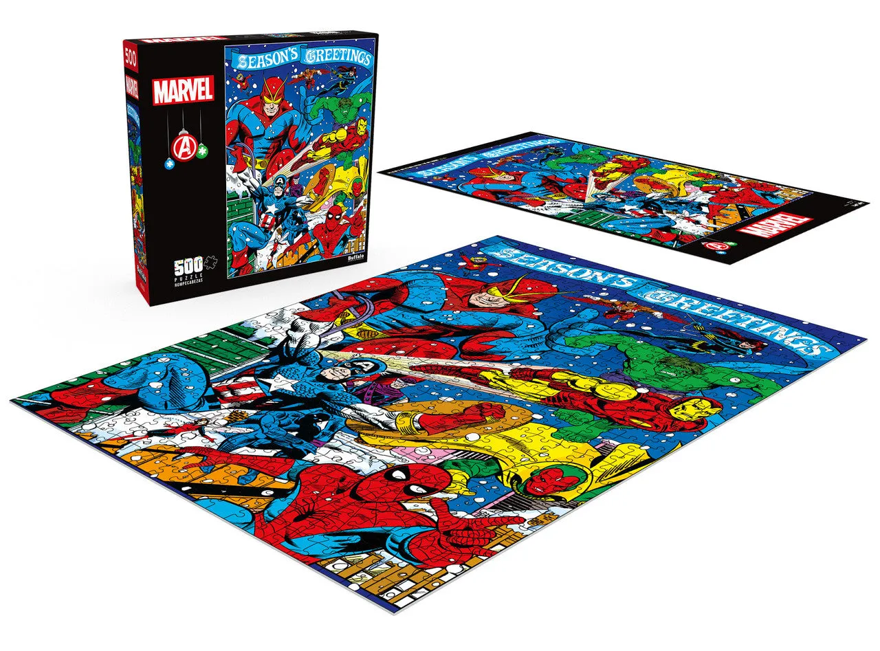 Buffalo Games Marvel Avengers jul puslespil 500 brikker Season