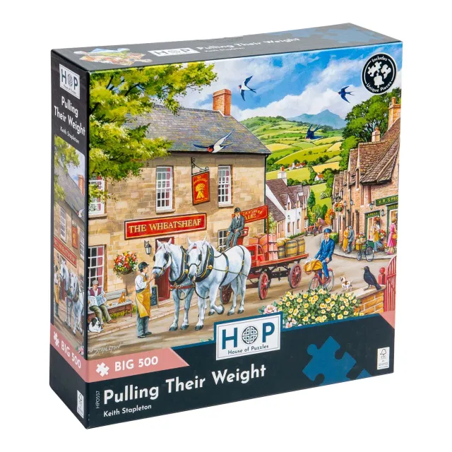 House of Puzzle BIG 500 Pulling Their Weight puslespil 500 jul