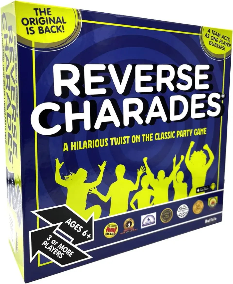 Buffalo Games Reverse Charades selskabsspil med 300 kort