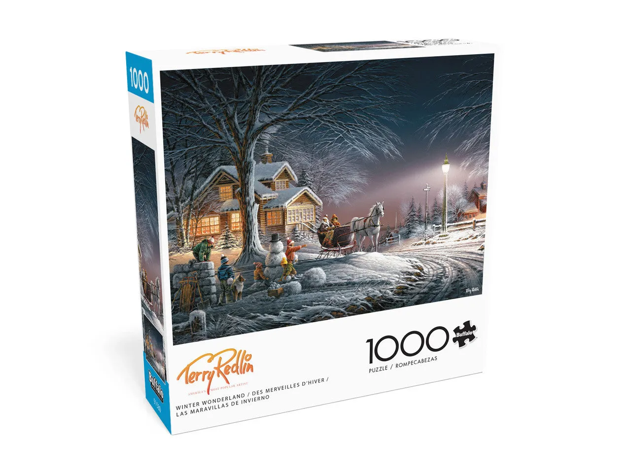Buffalo Games Winter Wonderland puslespil 1000 brikker vinter