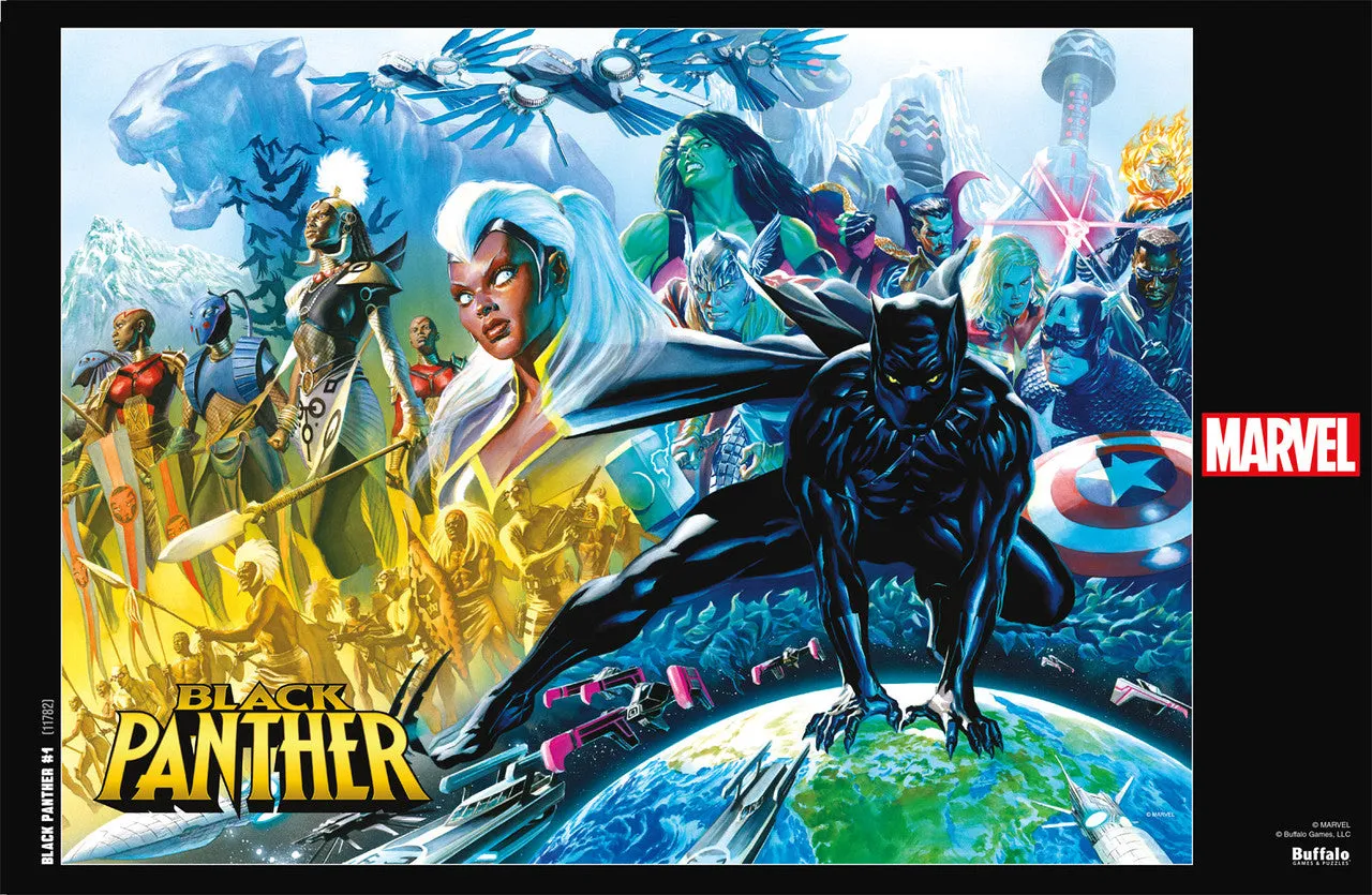 Buffalo Games Marvel Black Panther #1 puslespil 1000 brikker tegneserie