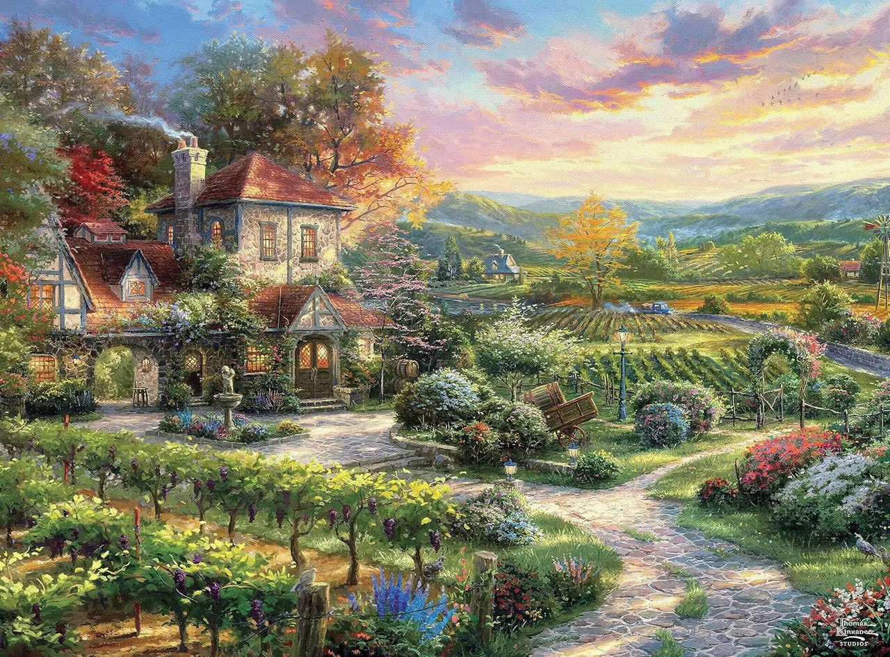 Buffalo Games Silver Select Wine Country Living puslespil 1000 brikker