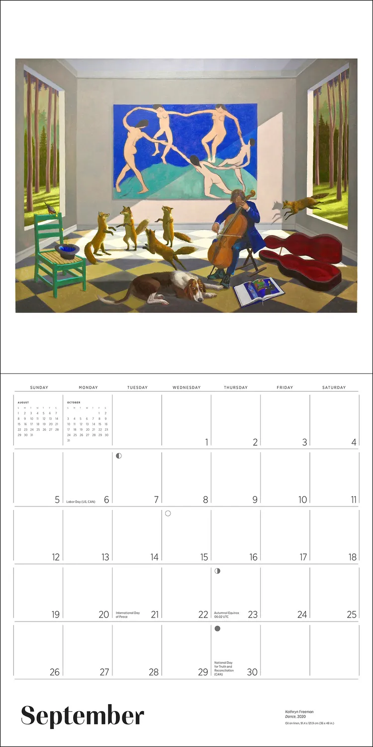 Pomegranate Freeman Daydreams vægkalender 2027 dyr