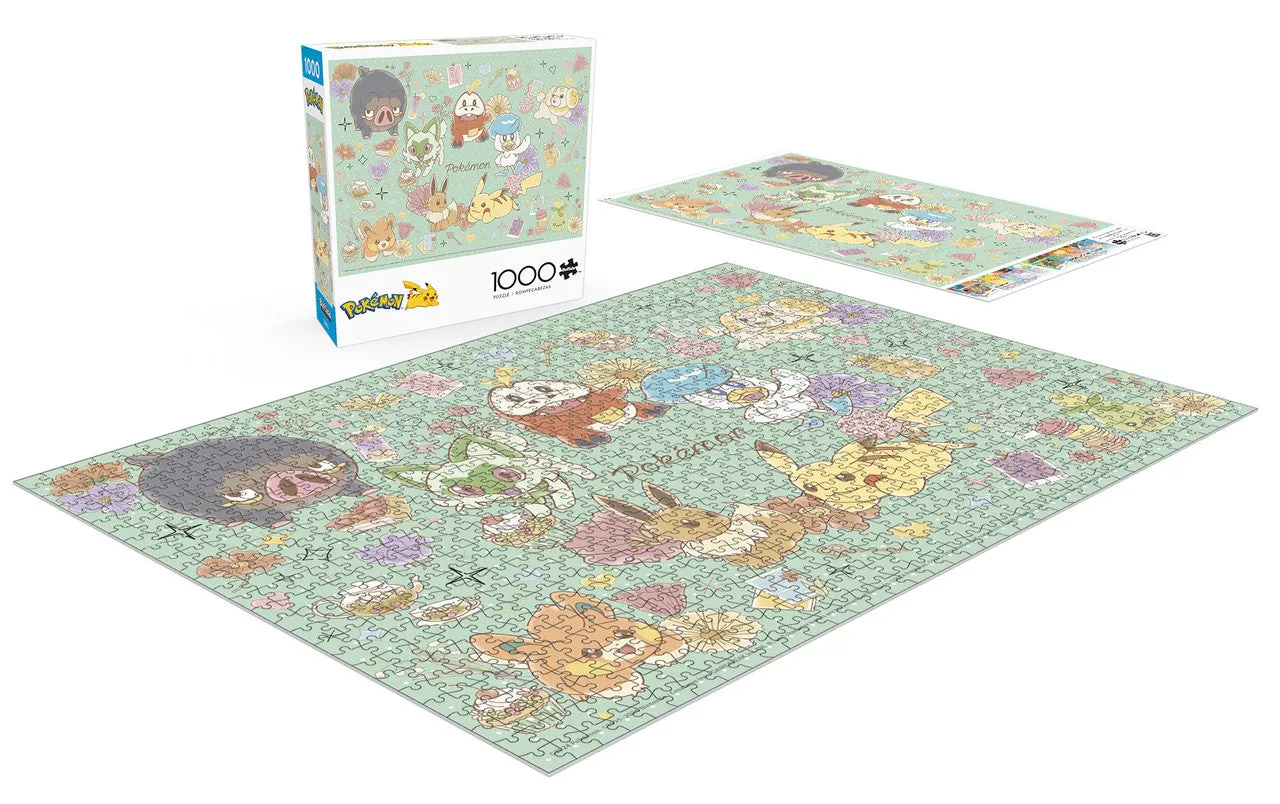 Buffalo Games Pokémon Flower Cafe puslespil 1000 brikker
