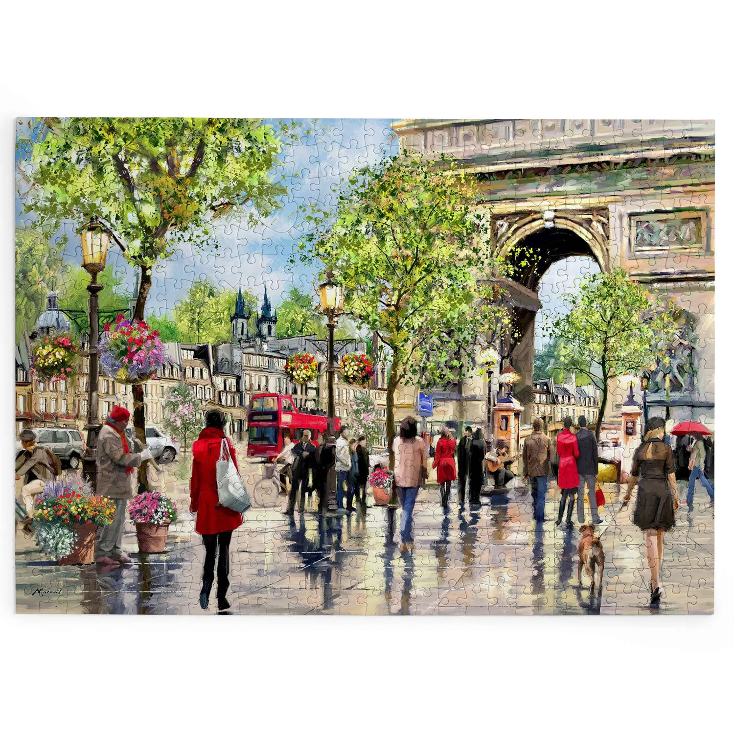 House of Puzzles BIG Under the Arc puslespil 500 brikker Paris