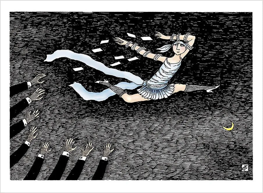 Pomegranate Edward Gorey Mysterious Messages postkortbog 30 kort