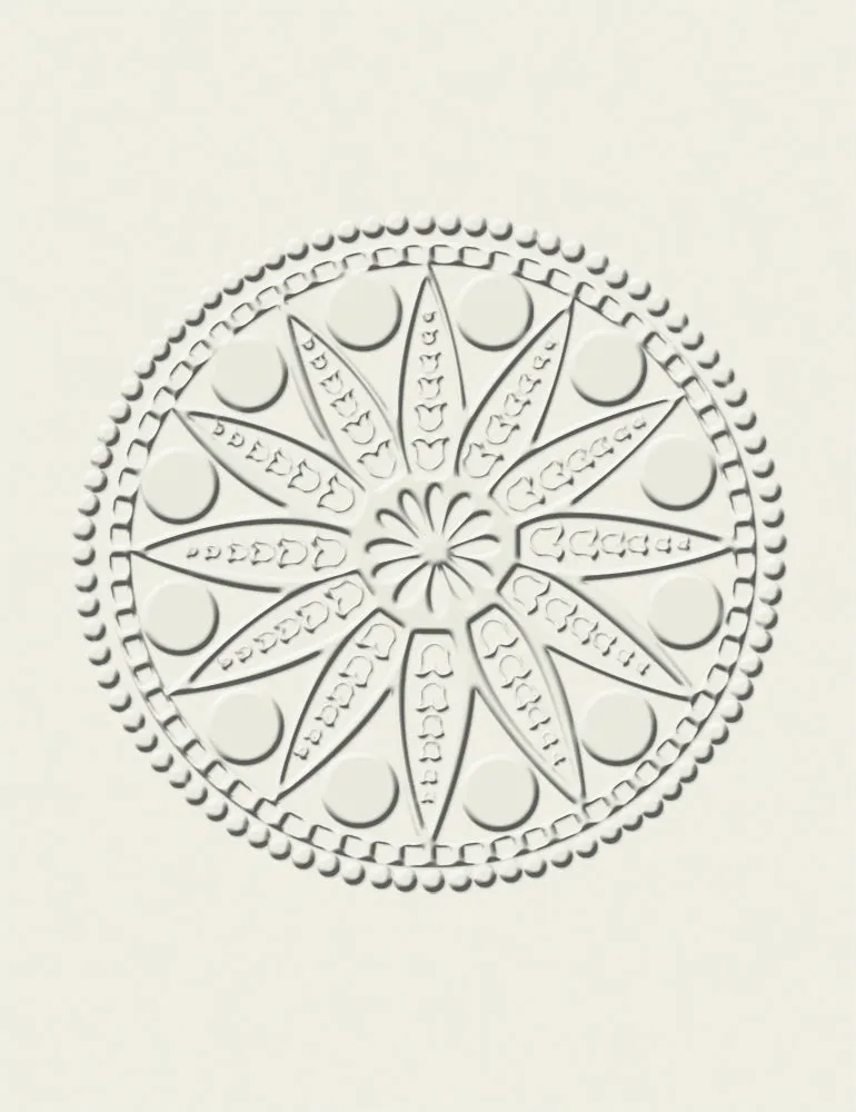 Pomegranate Louis Sullivan Designs kortæske 12 stk præget