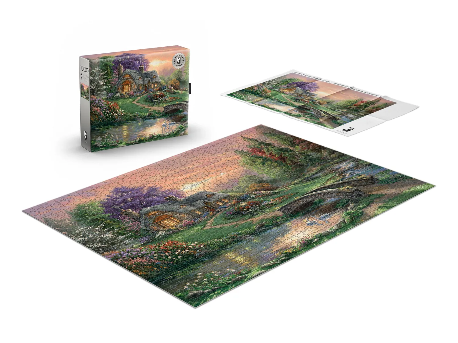 Buffalo Games Silver Select Sweetheart Retreat puslespil 1000 brikker blomster
