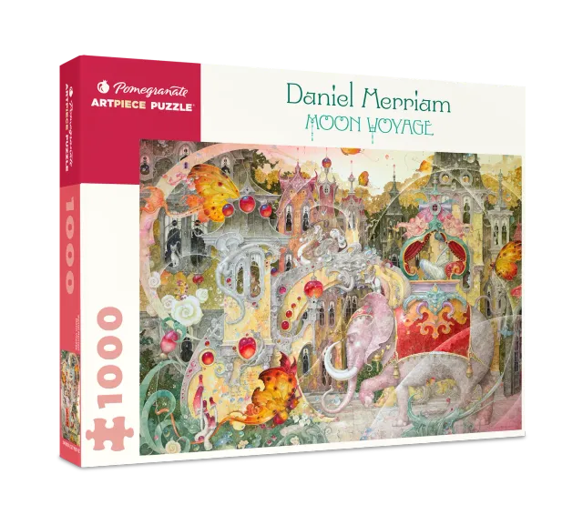 Pomegranate Daniel Merriam Moon Voyage puslespil 1000 brikker