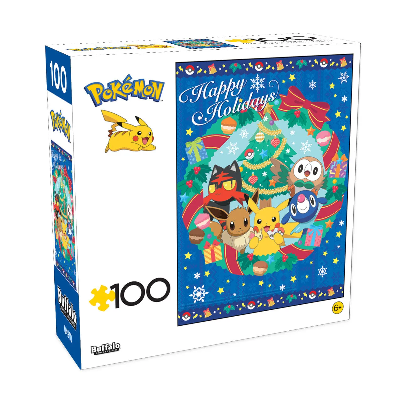 Buffalo Games Pokemon Alola Wreath puslespil 100 brikker børn