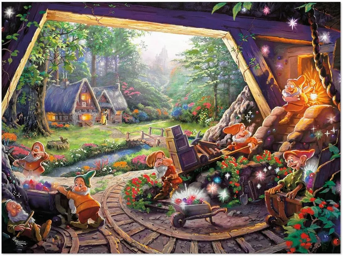 Sapphire Select Disney Snehvide puslespil 1000 brikker mine