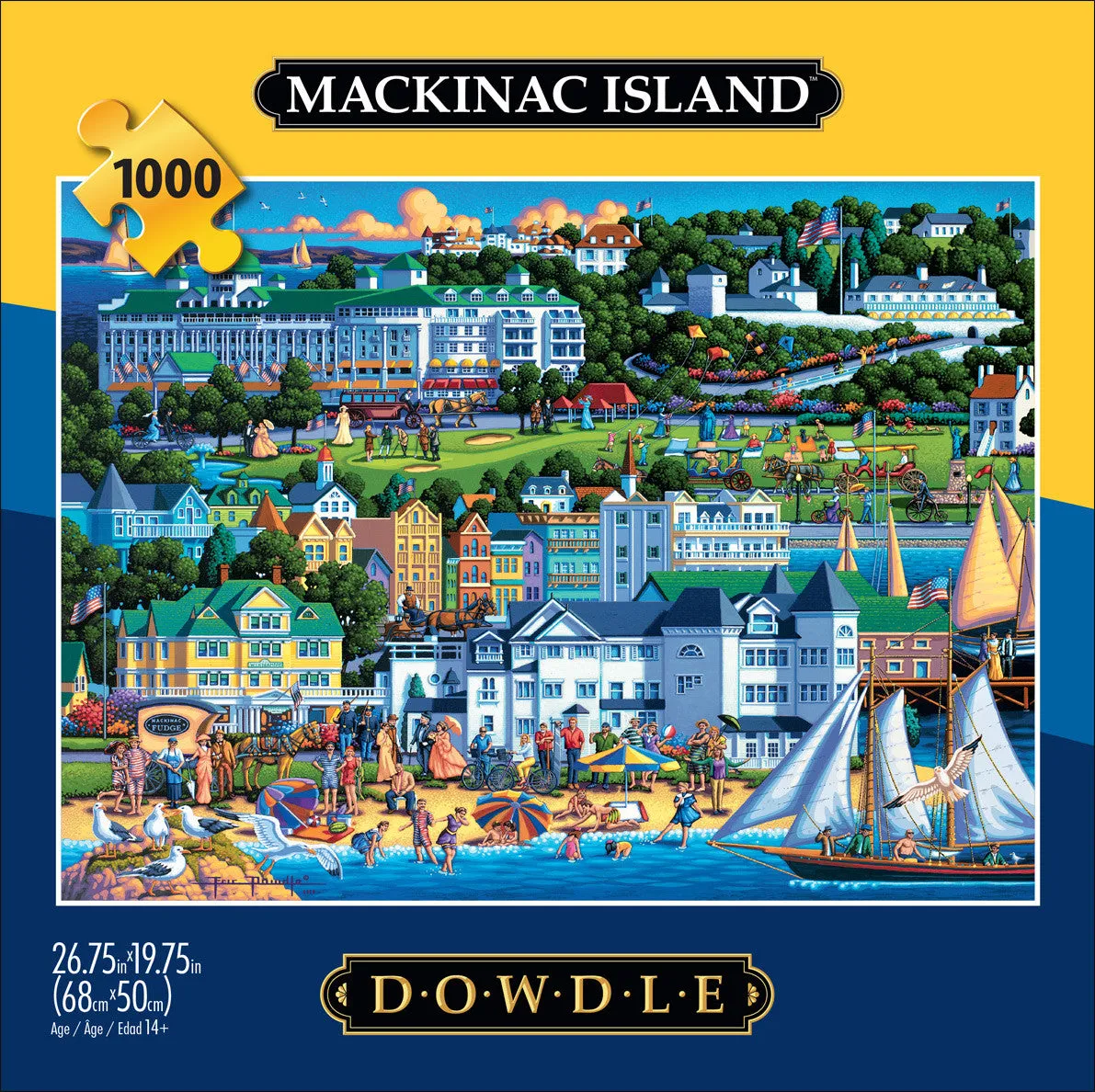 Buffalo Games Eric Dowdle Mackinac Island puslespil 1000 brikker by