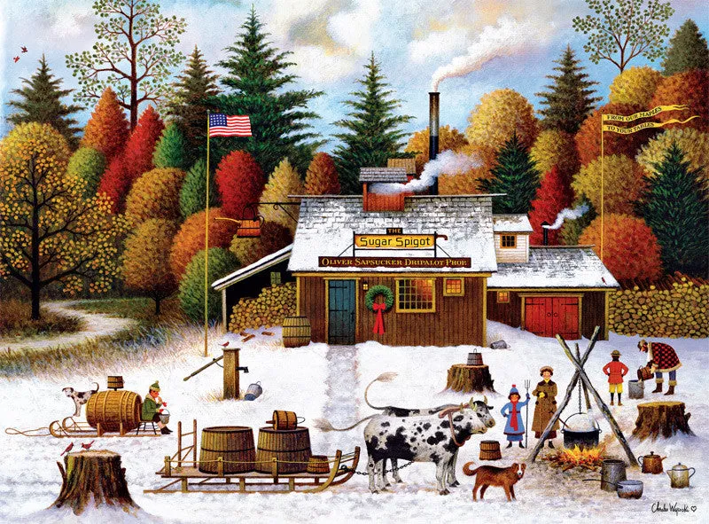 Buffalo Games Charles Wysocki Vermont Maple 1000 puslespil