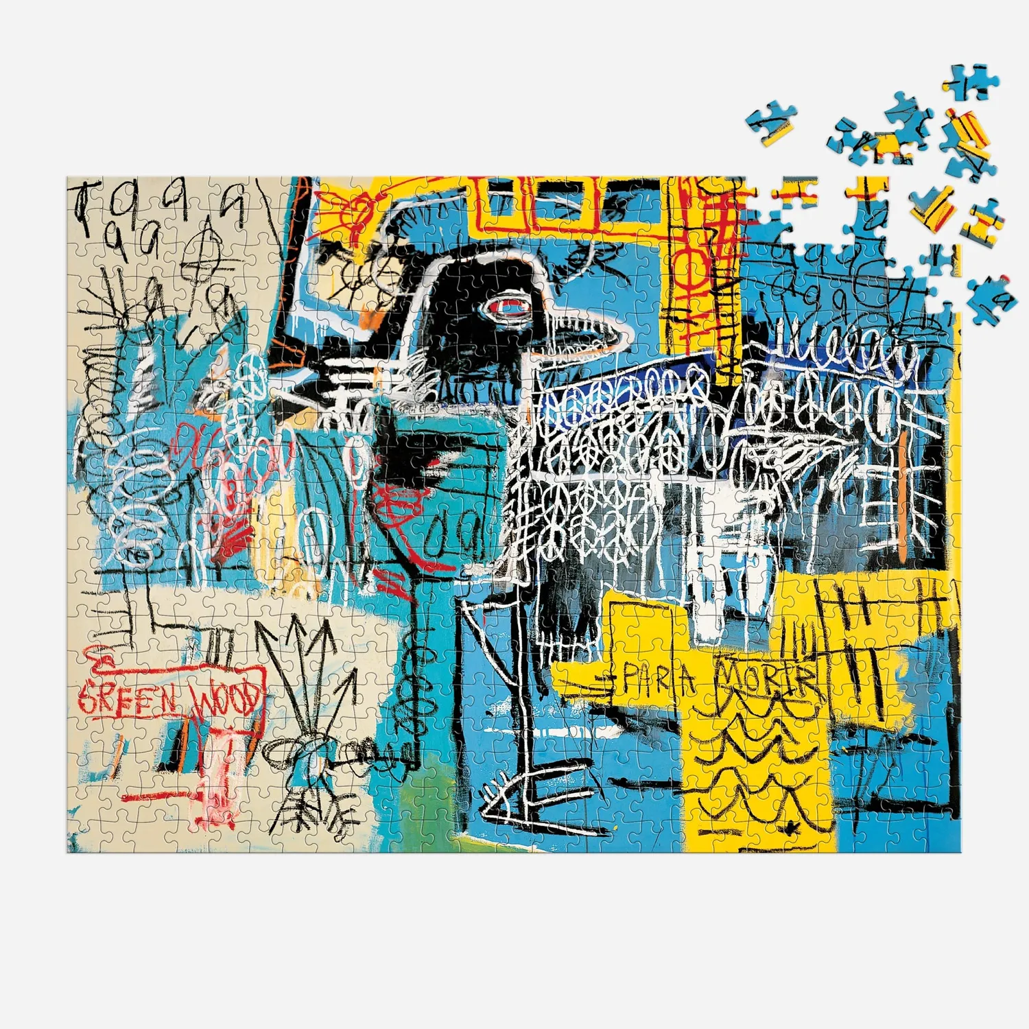 Good Puzzle Co. Basquiat Bird on Money puslespil 500 brikker bogæske