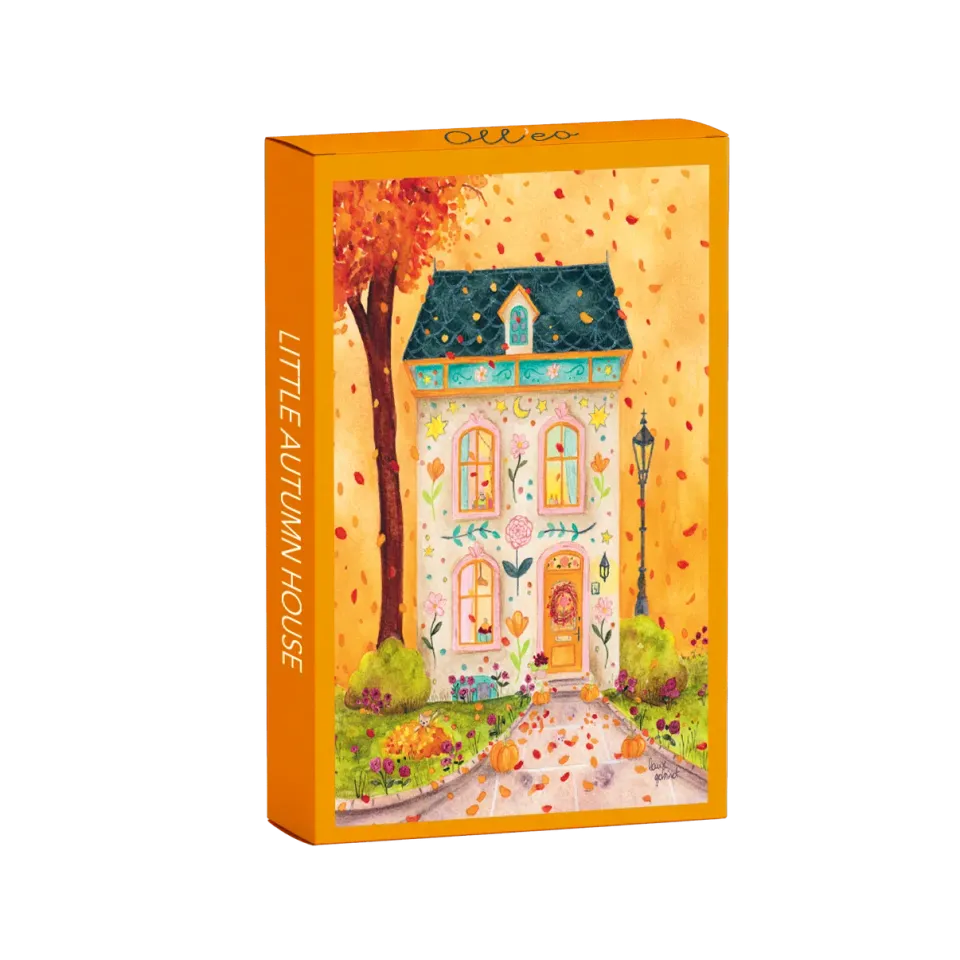 Olleo Little Autumn House puslespil 99 brikker efterårshus