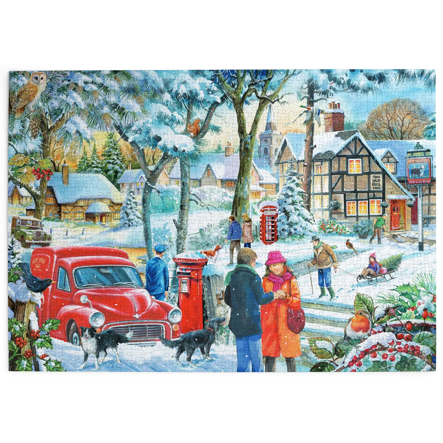 House of Puzzle Winter Wishes puslespil 1000 brikker vinter