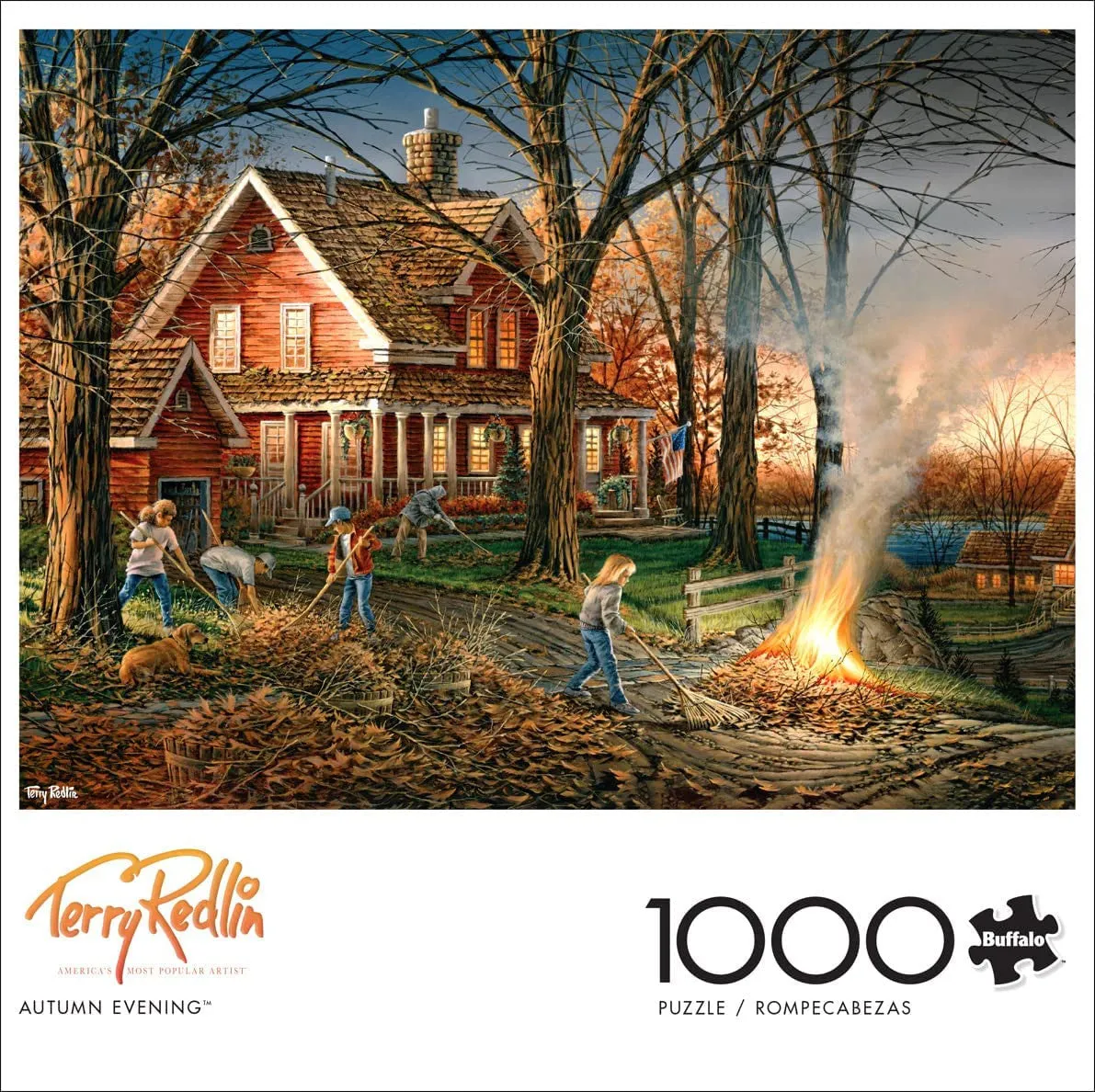 Buffalo Games Redlin Autumn Evening puslespil 1000 brikker efterår