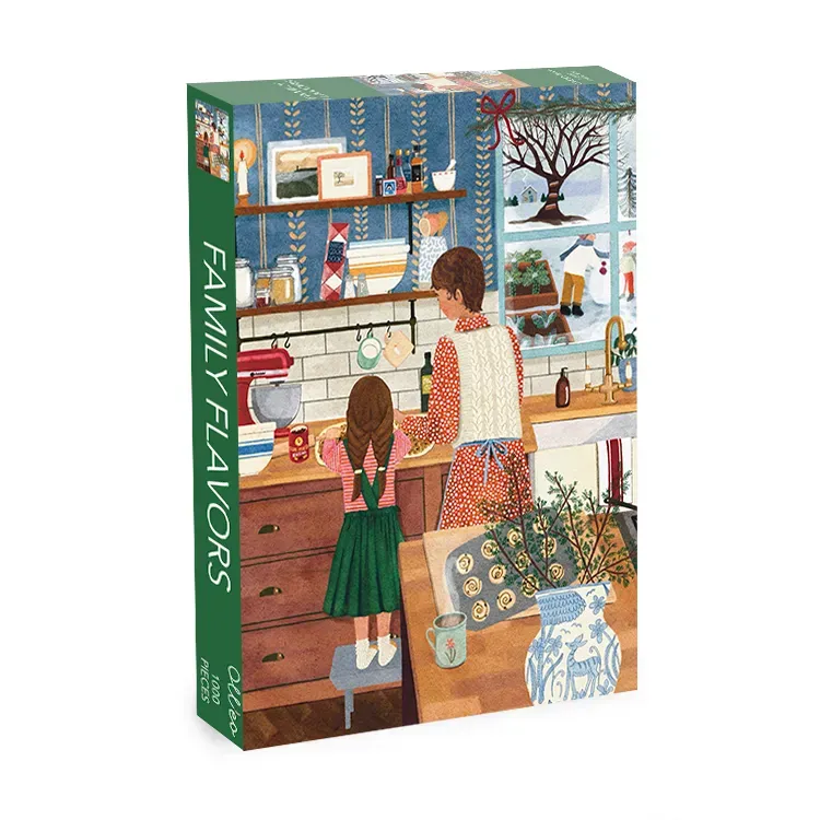 Olleo Family Flavors puslespil 1000 brikker jul