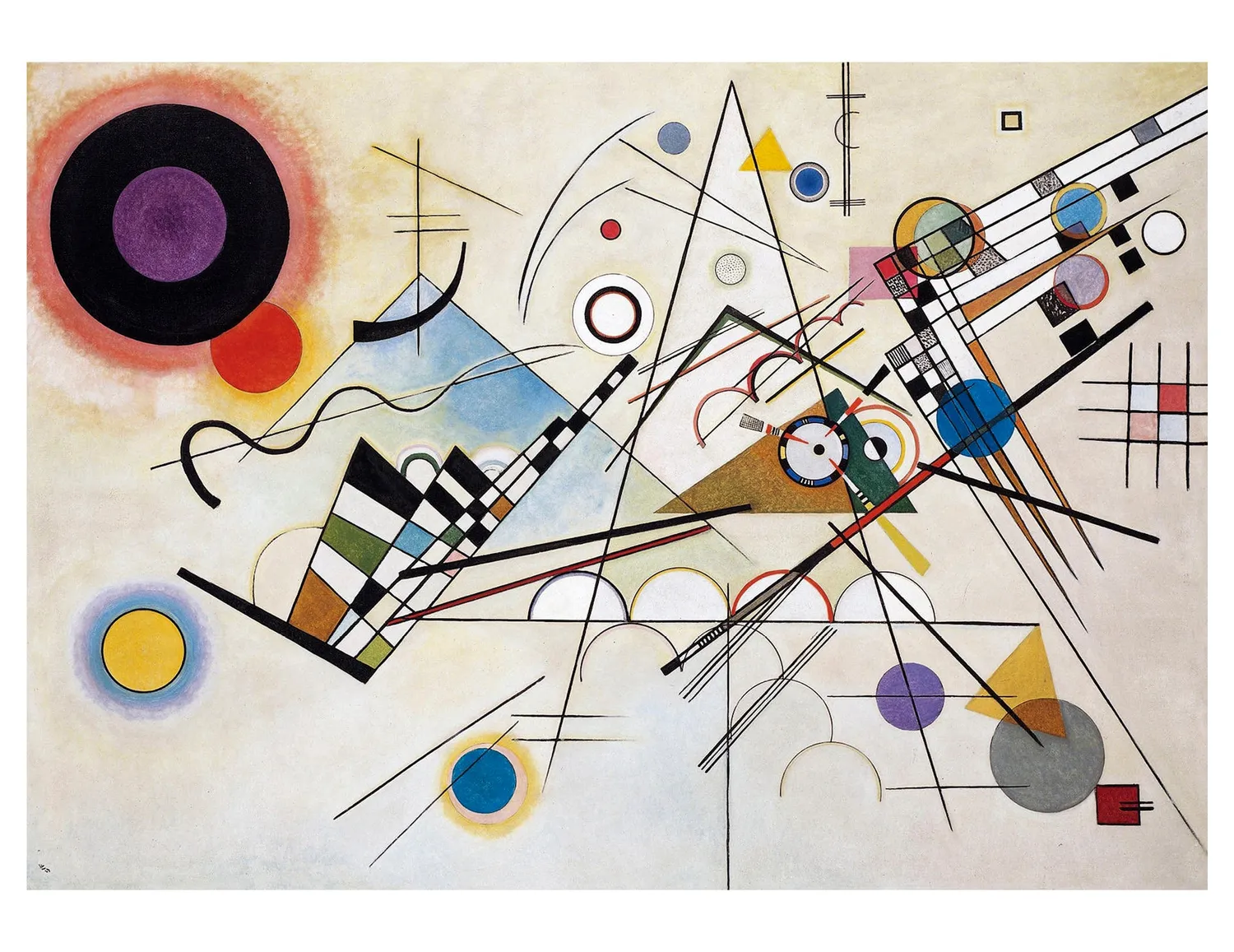 Pomegranate Keepsake Kandinsky brevkort æske abstrakt