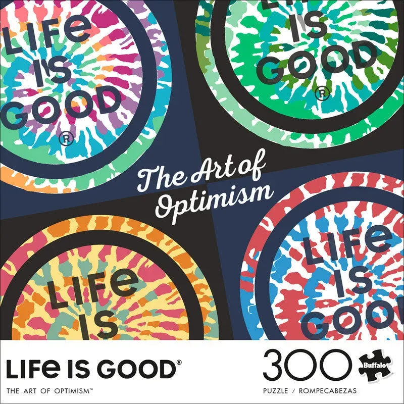 Buffalo Games Life is Good Optimism puslespil 300 store brikker