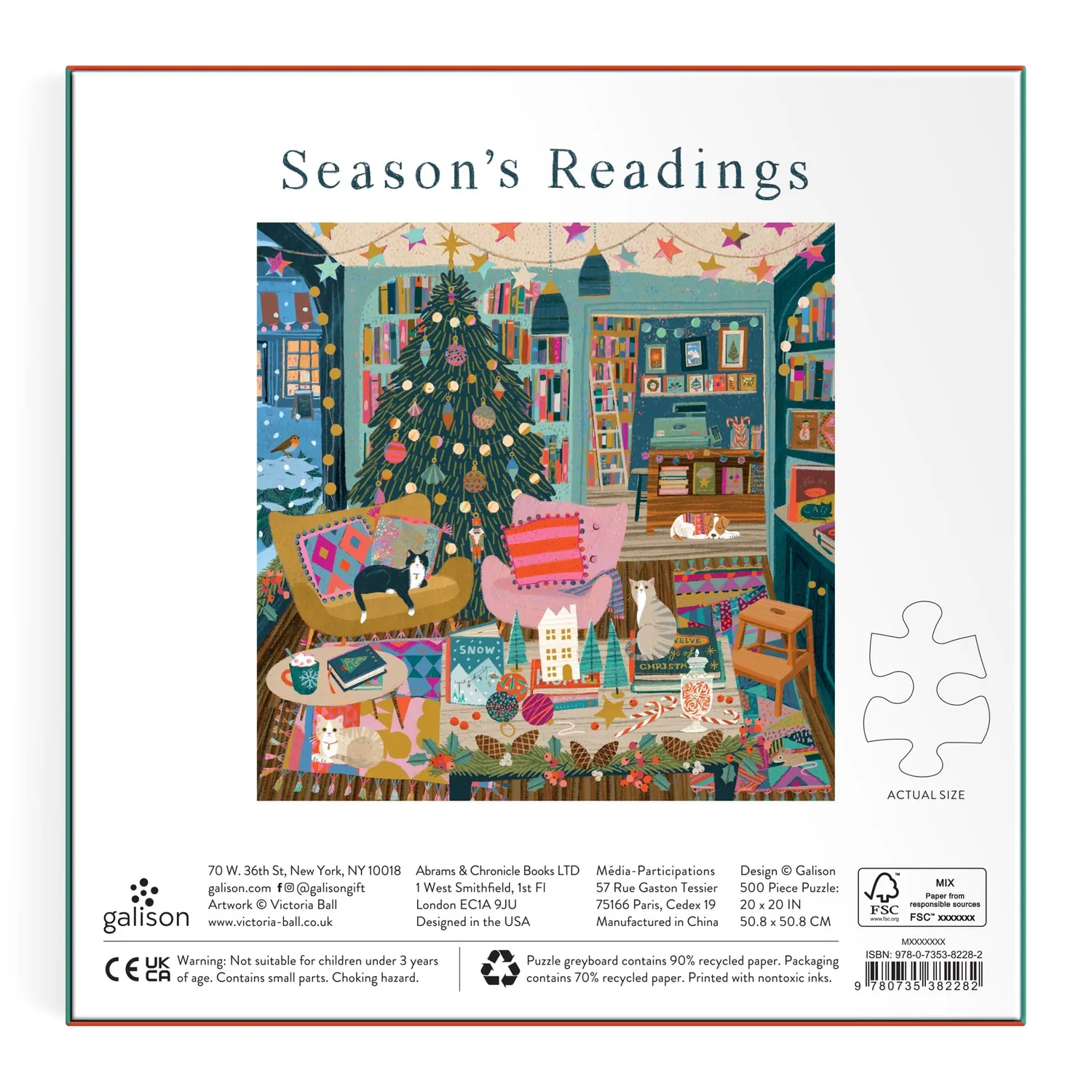 Good Puzzle Season's Readings puslespil 500 brikker folie