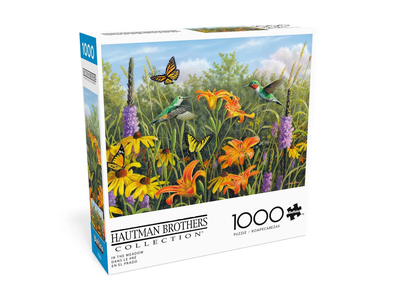 Buffalo Games In the Meadow puslespil 1000 brikker blomster