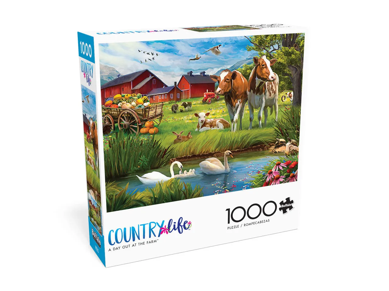 Buffalo Games Country Life Fall at the Farm puslespil 1000 brikker gård