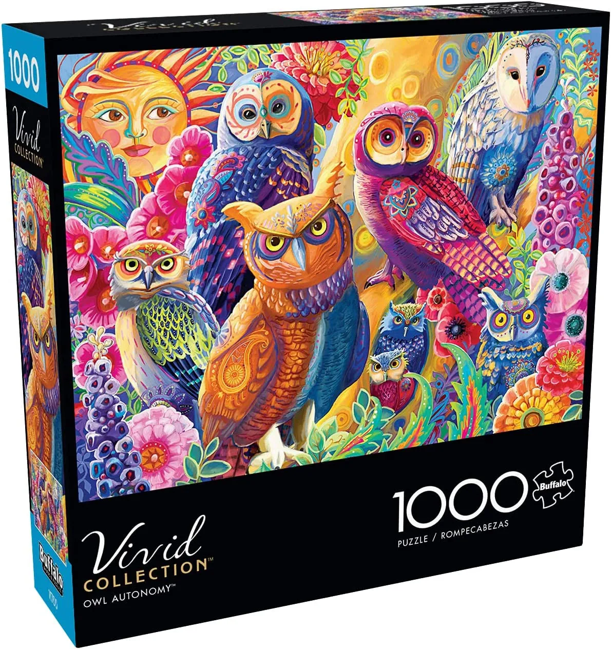 Buffalo Games Vivid Owl Autonomy puslespil 1000 brikker